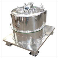 Bottom Discharge Centrifuge Machine - Metal, Various Sizes, Silver Color, 1440 Rpm, Industrial Use, Warranty Included