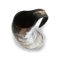United States Horn Mug Buffalo Tankard Engraved Gifts for Men Vikings Ox Horn Mug Viking lovers Gift for men