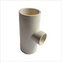 Reducing Tee - Plastic Material, Socket Joint Connection, Ivory White Color | 90-degree Angle, Aisi Standard, 5-year Warranty