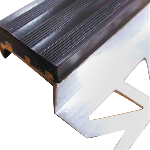PVC Aluminium Step Nosing - Metal, Various Sizes Available, Silver | High Quality Floor Application with Durable Design