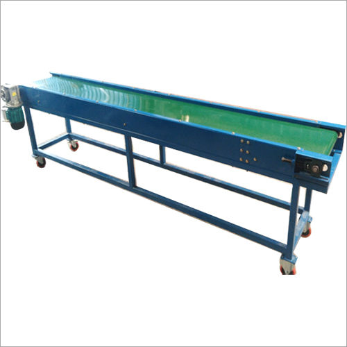 Blue Horizontal Belt Conveyor