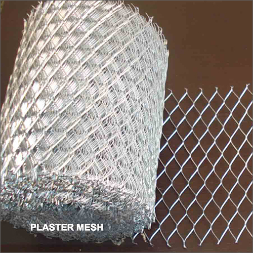 Plaster Wire Mesh - Stainless Steel, Plain Mesh Style | Silver Color, Durable Steel Wire Mesh for Reliable Support and Strength