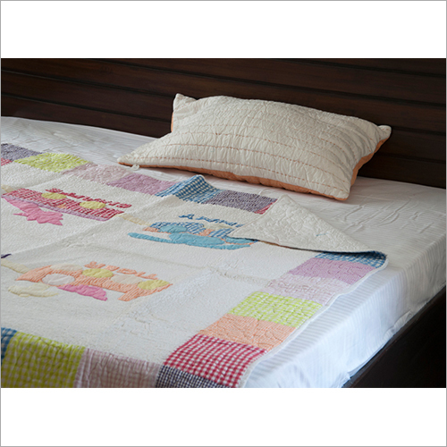 Multicolor Cotton Bed Cover