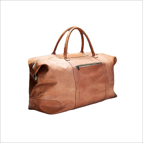 Brown Duffle Leather Bag