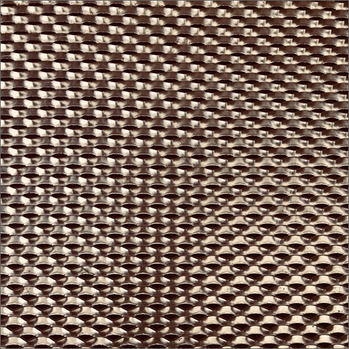 1x8 Inch Double Dent Expanded Metal Mesh - Aluminum Material, Chain Link Mesh Style, Polished Surface Finish | Lightweight and Durable Design