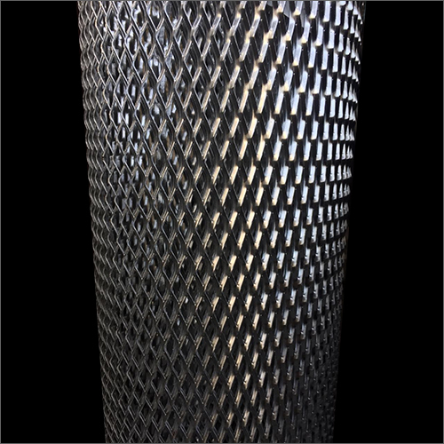 25x65mm Expanded Metal Mesh - Aluminum Material, Polished Surface | Durable Air, Water, and Light Flow with Mechanical Barrier Function
