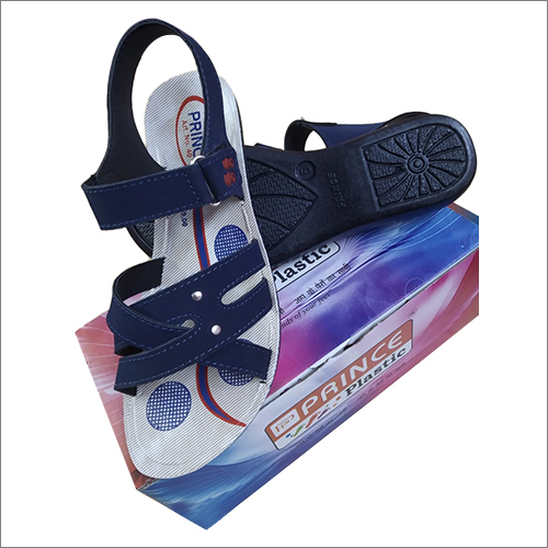 Ladies Dailywear Black Sandal - Leather, Low Heel, Available in Different Sizes, PU Upper Material | Comfortable Sole with Optimal Grip