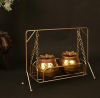 Metal Gifting Box And Stand Set Of 3