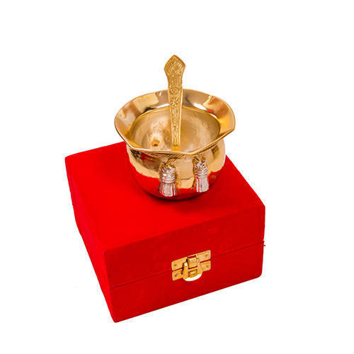 Metal Dessert Bowls Bowl Spoon Serving Set