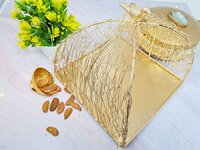 Gifting Best Wishes Metal Mesh Batter Golden