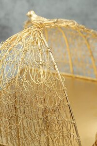 Gifting Best Wishes Metal Mesh Batter Golden