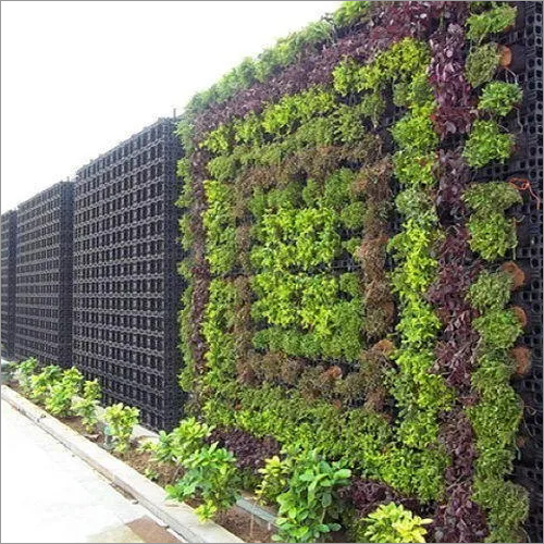 Green Vertical Garden Wall