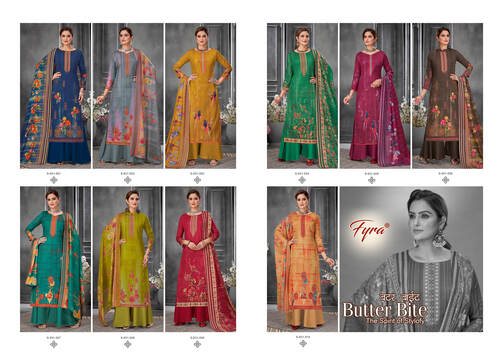BUTTER BITE Cotton Digital Printed Dress Material by Aanya Designer By AANYA DESIGNER