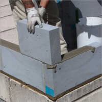 Block Bonding Adhesive - Cement Material, 40 Kg Pack, Grey Color | Liquid Adhesive For Ceramic Application Surface