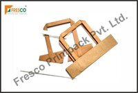 Paper Bag Handle - Regular Size, White Material With White Rope And Square Handle Design | Normal Hardness, Ideal For Durable Paper Bags