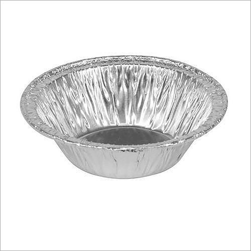 Use And Throw Disposable Silver Paper Bowl