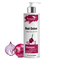 Red Onion Shampoo - Gel Form, For All Hair Types | Rich In Vitamins B, C, D & E, 24 Months Shelf Life, Strengthens Strands And Nourishes Hair