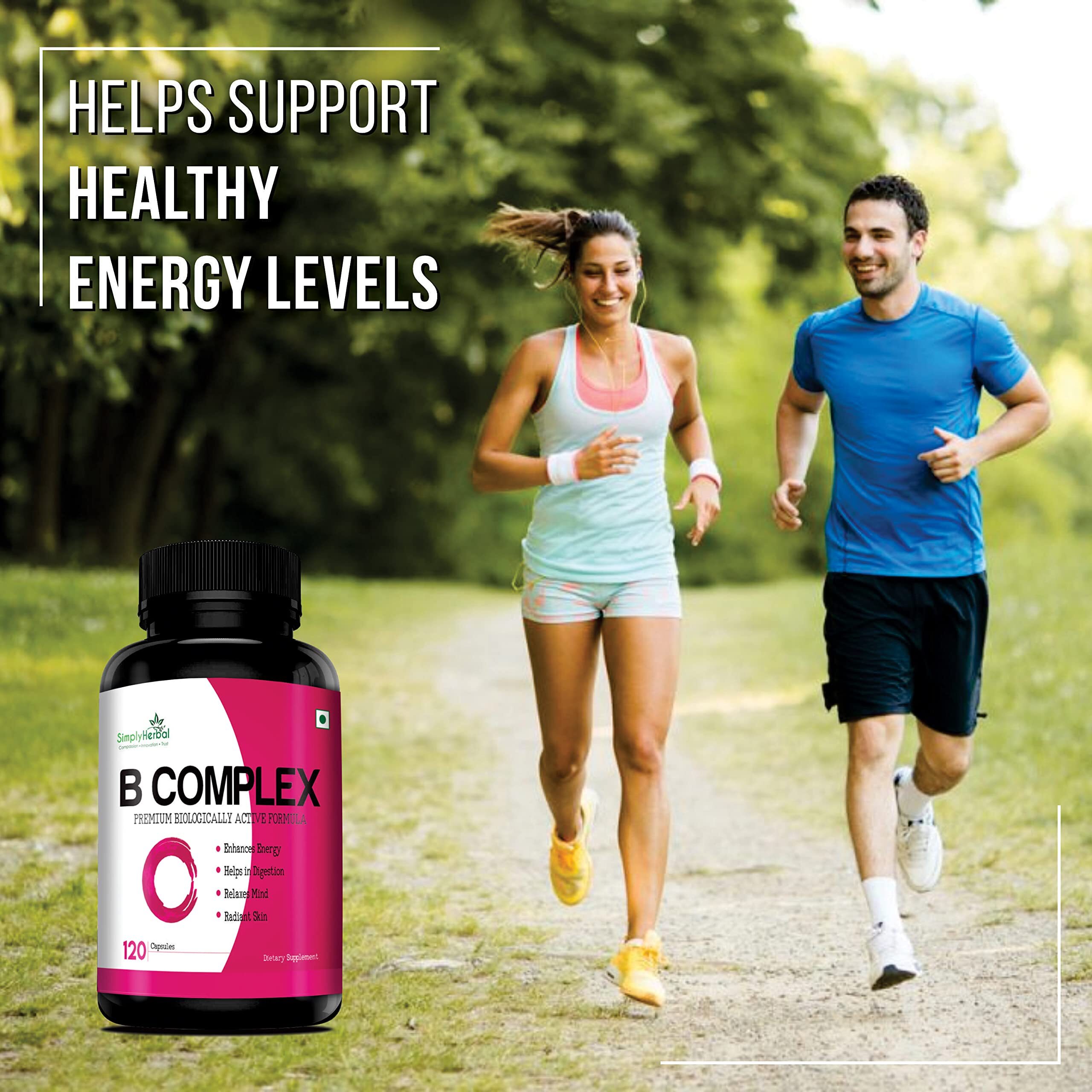 Simply Herbal Vitamin B Complex Capsules Vita