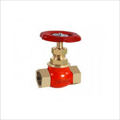 Gold And Red Zoloto 10 Mm Bronze Globe Valve