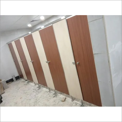 Plain Wood Toilet Cubicle