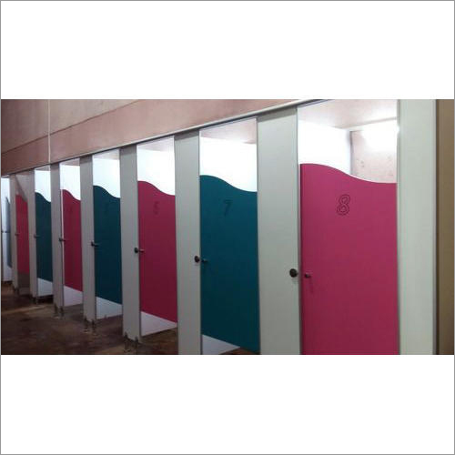 Kids Color Coated Toilet Cubicle