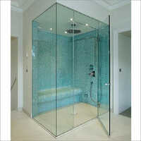 Transparent Fully Ss Wall Shower Partition