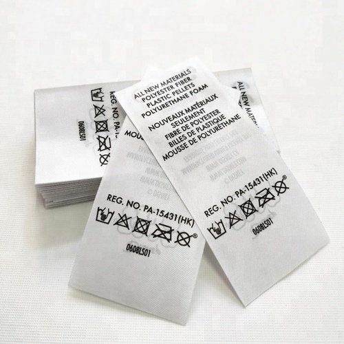 Any Customize Shape Satin Printed Labels