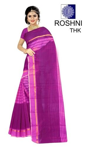 Blue Roshni-cotton Based Sarees