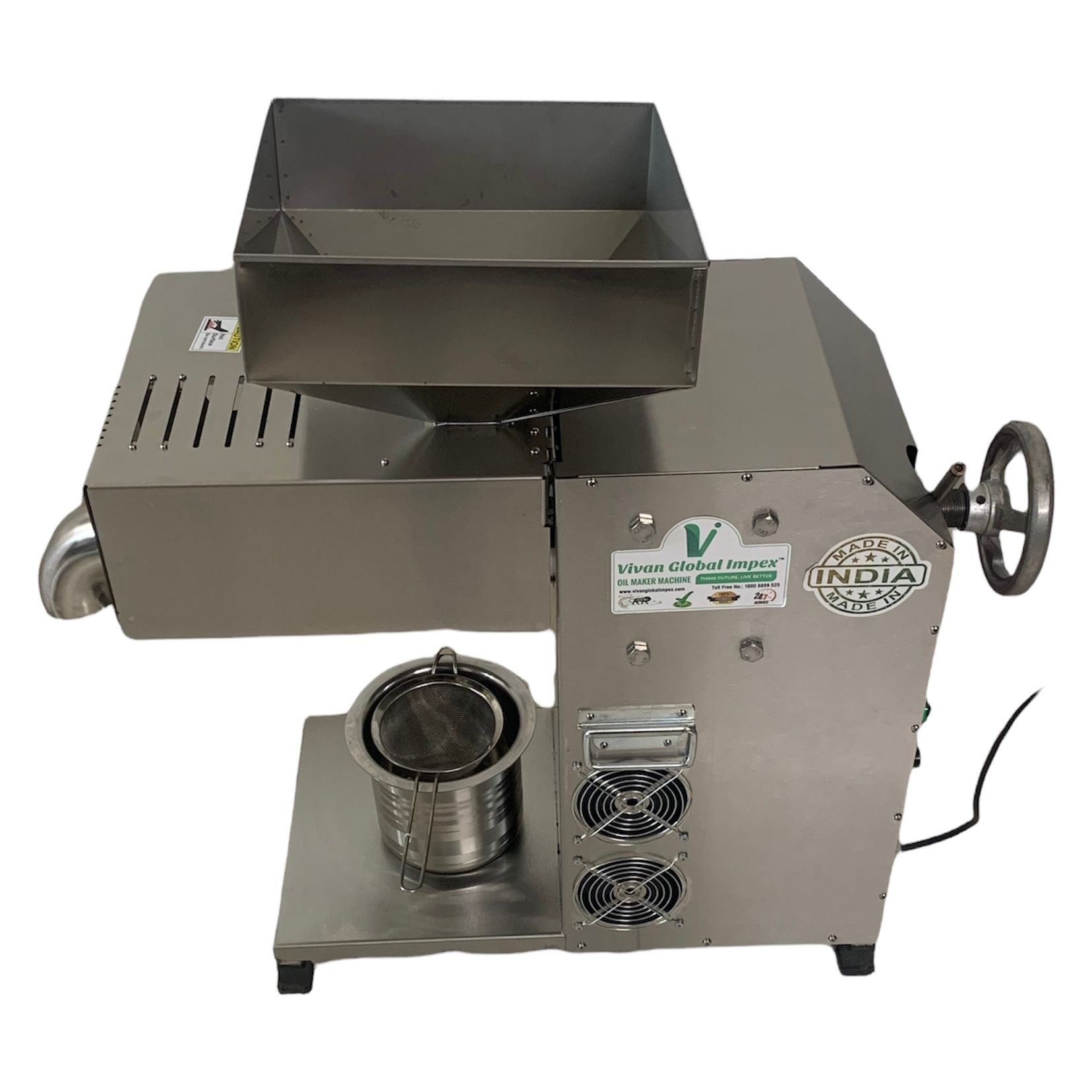 Cold press oil machine 4500W