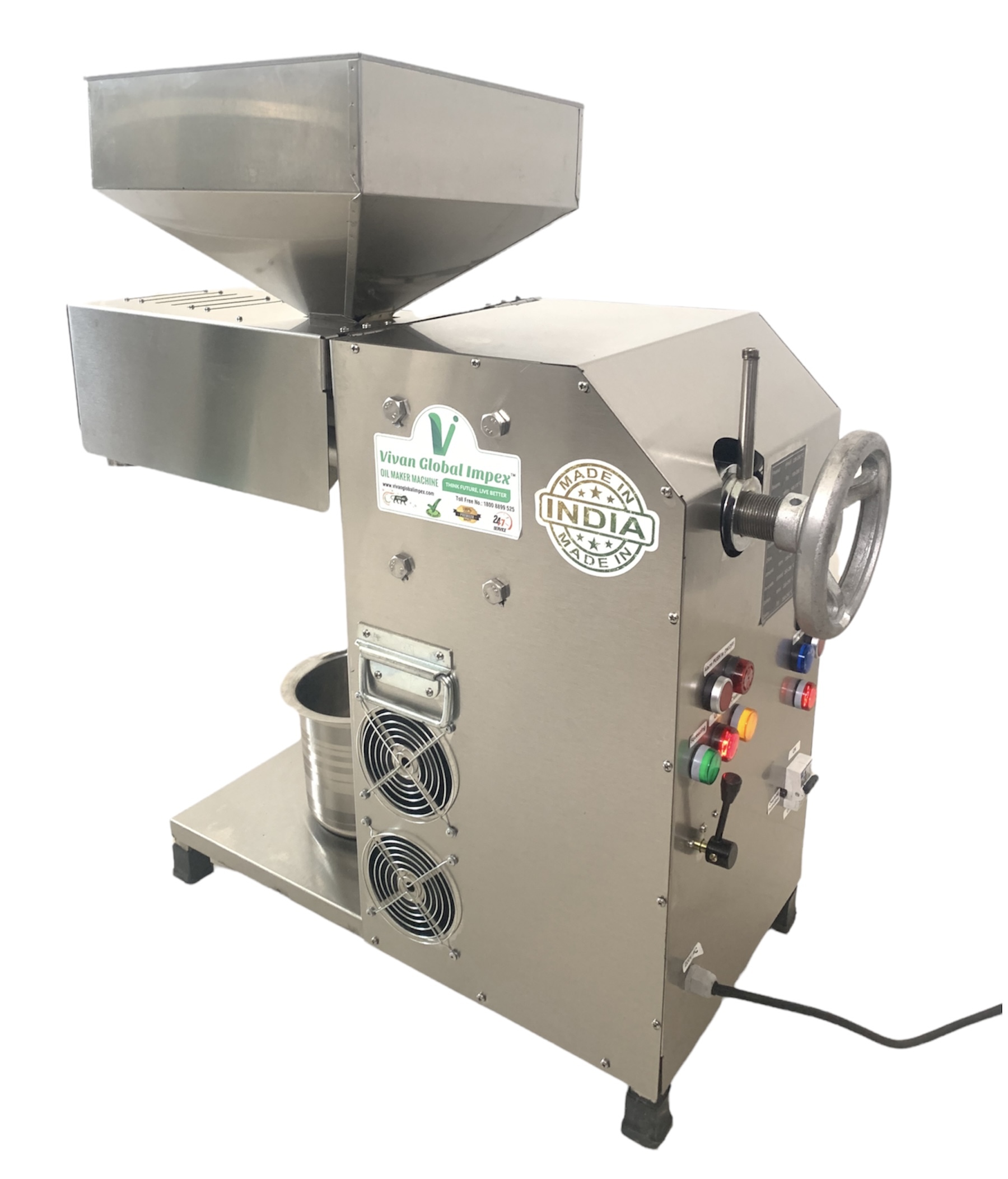 Cold press oil machine 4500W