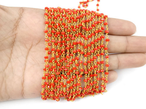 DD Original Red Coral Beads 5mm.