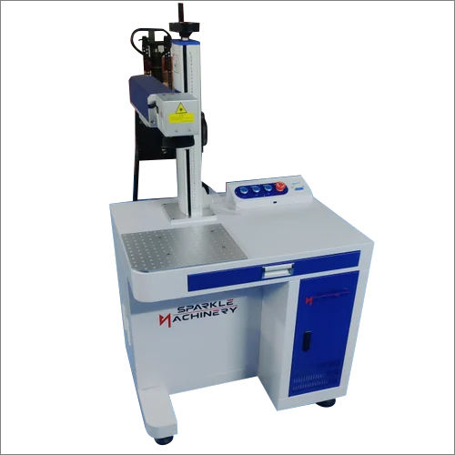 White Fiber Laser Metal Marking Machine