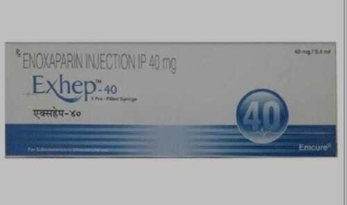 Exhep-40 Enoxaparin Injection 40 mg - 0.4 ml