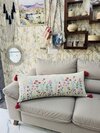 Cotton Cushion With Gold Foil - High-quality Foam, Various Designs And Sizes | Attractive Printed Pattern, Affordable Luxury For Home