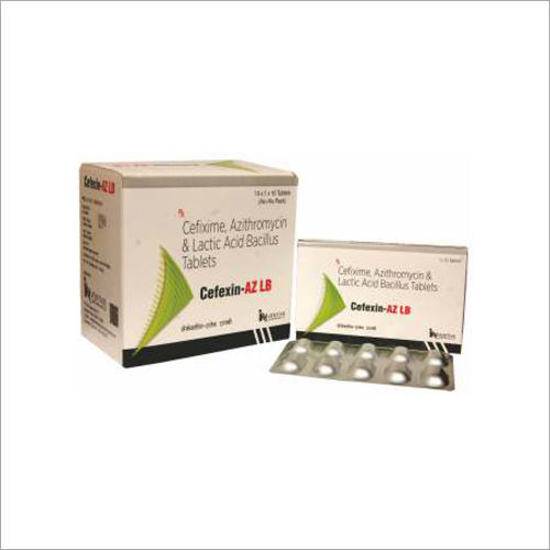 Cefixime Azithromycin And Lactic Acid BacillusTablets