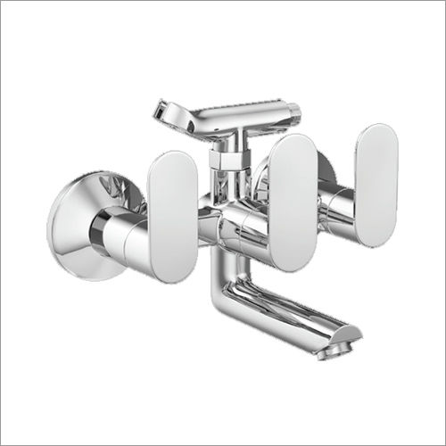 Silver Cp Wall Mixer Hand Shower