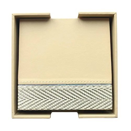 Leather Coasters study set