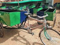 Tricycle Rickshaw (gabbage Collector) Size: 35"x48"x18"