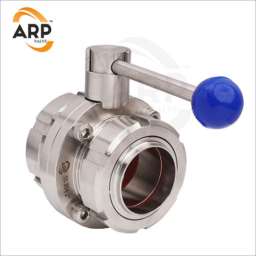 Sliver Sms Union Butterfly Valve