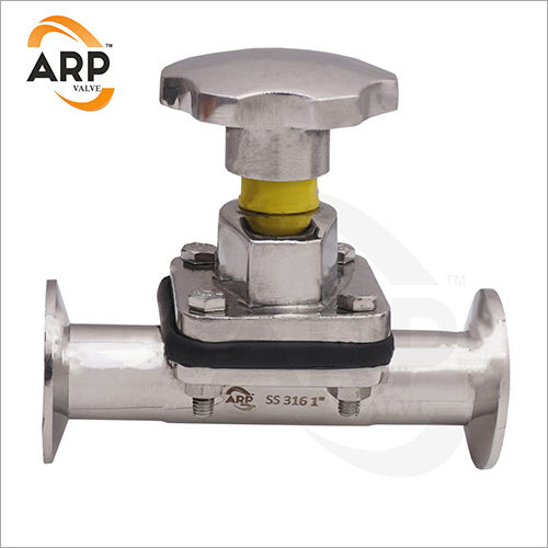 Sliver Ss Tc Diaphragm Valve