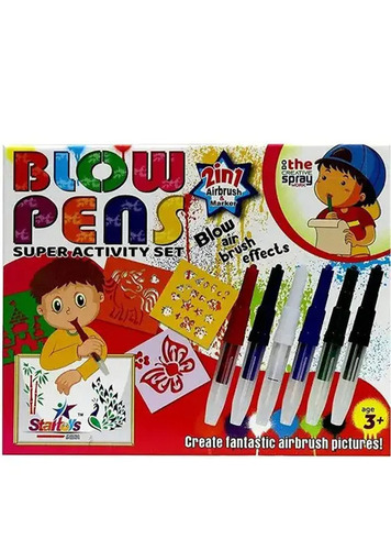 Spray Blow Pens Set Age Group: 3-4 Years