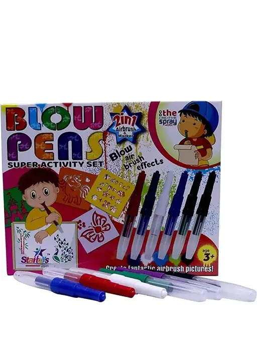 Spray Blow Pens Set