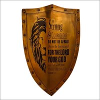 Medieval Heavy lion Shield Templar Battle Armor Shield Replica Wall Decor Gift Medieval Knight Steel Shield