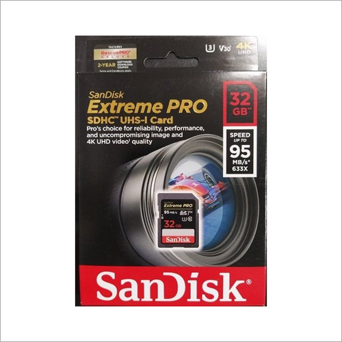 Sandisk Pro Memory Card 32Gb Internal Memory: 32 Gigabyte (Gb)
