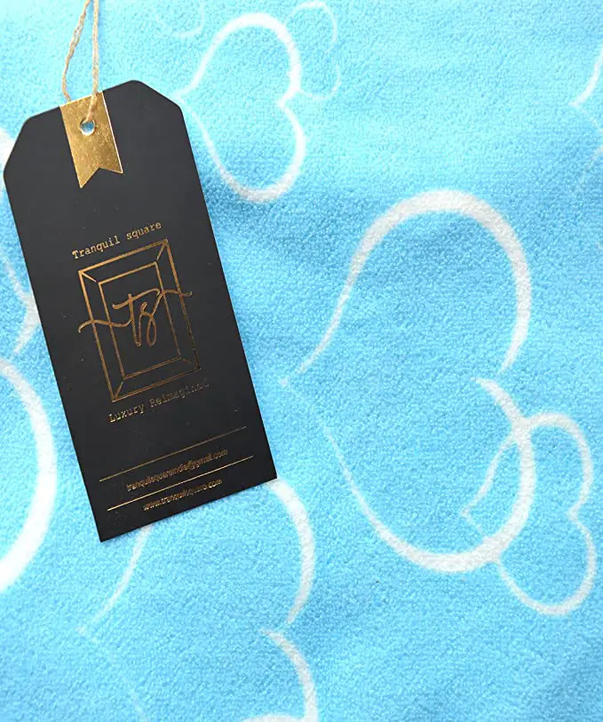 Mustard Blue Bath Towel