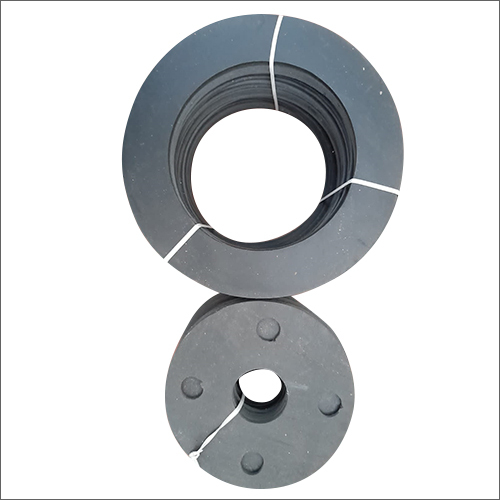 Rubber Flange Gasket - Asbestos Material, Customized Size | Rigid Hardness, Designed to Seal Pipe Flange Irregularities, Industrial Usage