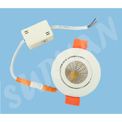 White 3w Led Cob Tiltable Spot Light