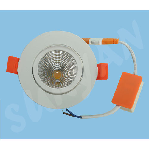 White 6W Led Cob Tiltable Spot Light