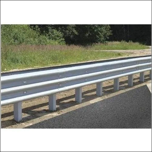 Grey Mild Steel Crash Barrier