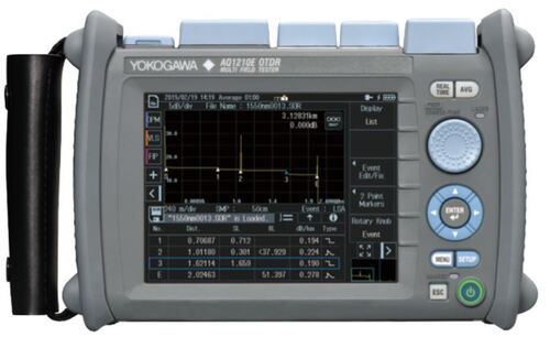 Yokogawa AQ1210 Series OTDR - A5 Size, 1 kg Weight | Dual Operation Mode, 10-Hour Battery Life, Multi-Fiber Measurement, Wi-Fi Connectivity, Real-Time Reporting
